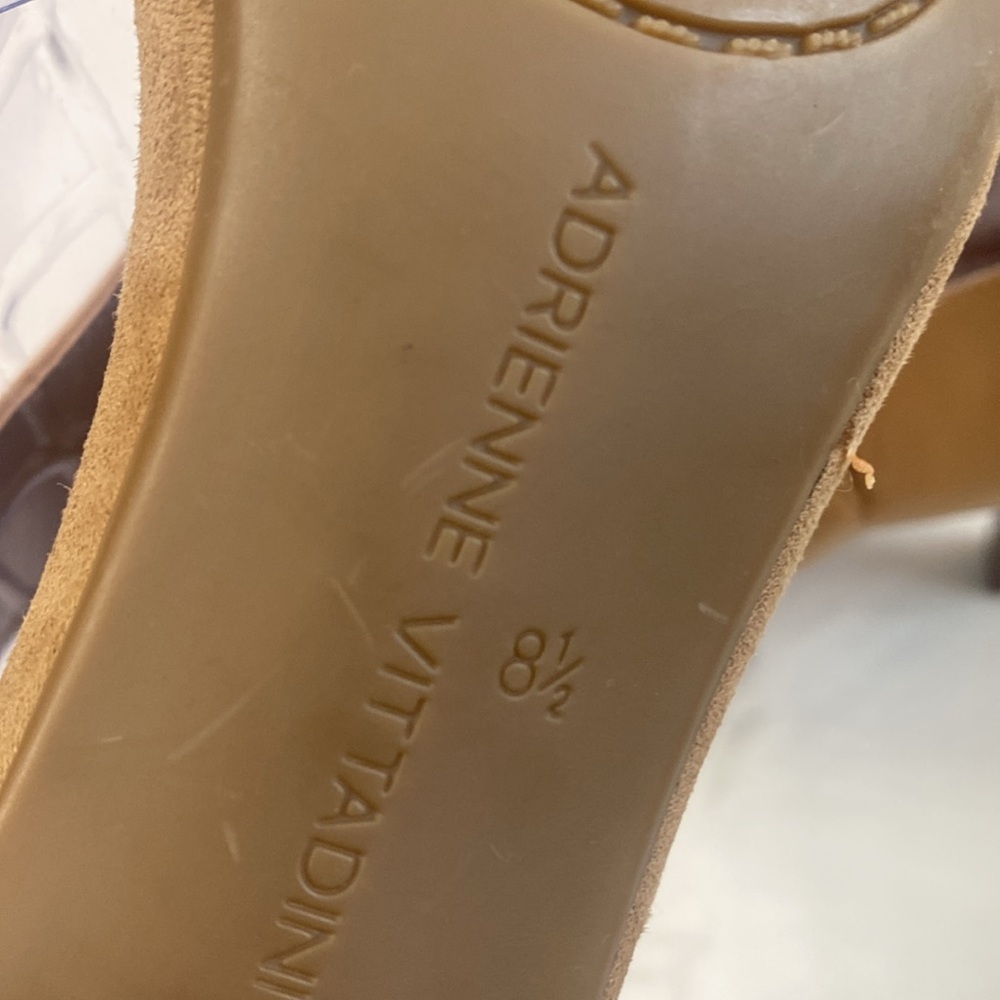 Adrienne Vittadini Camel Cutout Heels - Picture 8 of 10